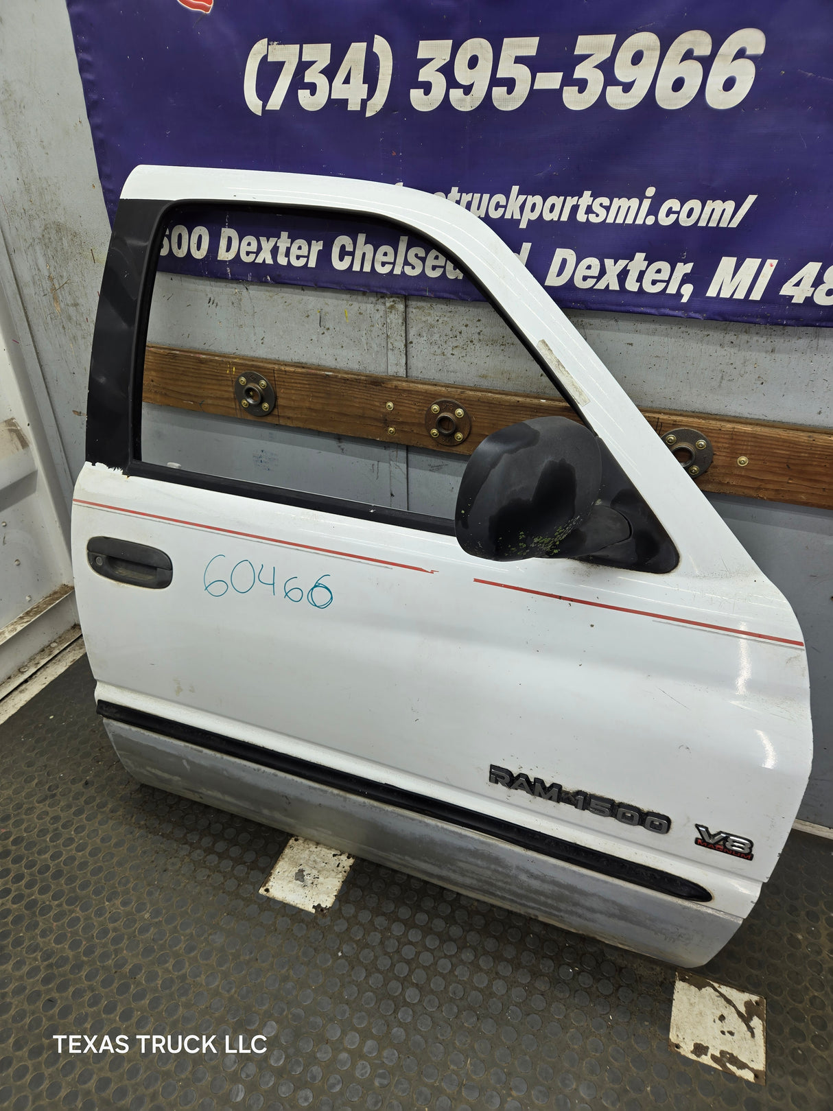 1994-2002 Dodge Ram 2nd Gen Quad Cab 4 Door Square Corner RH Passenger Side Door