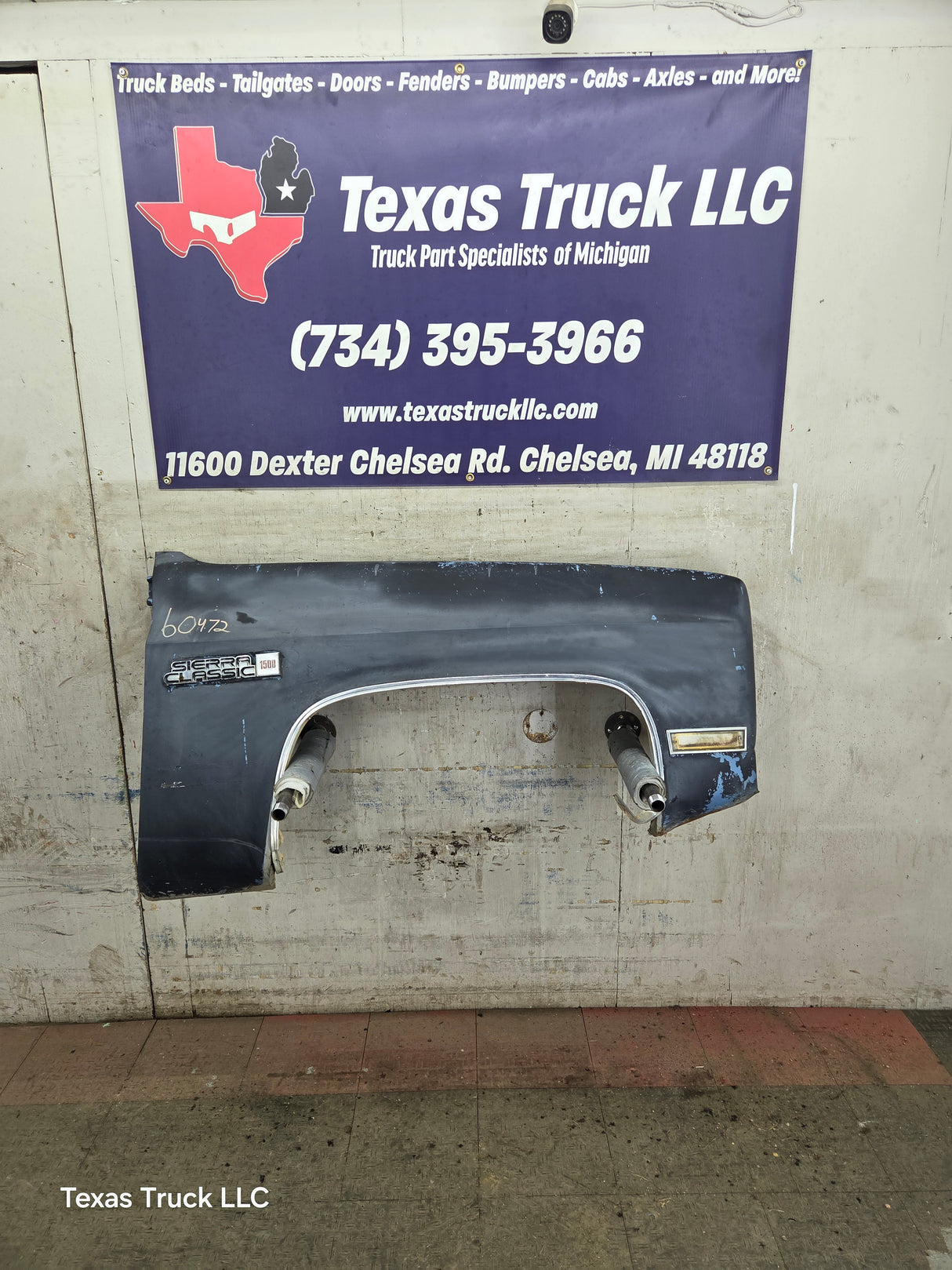 1981-1991 Chevrolet Silverado / GMC Sierra Square body Passenger Side Fender C10 C20 C30 Suburban K5 K10 K20 Blazer