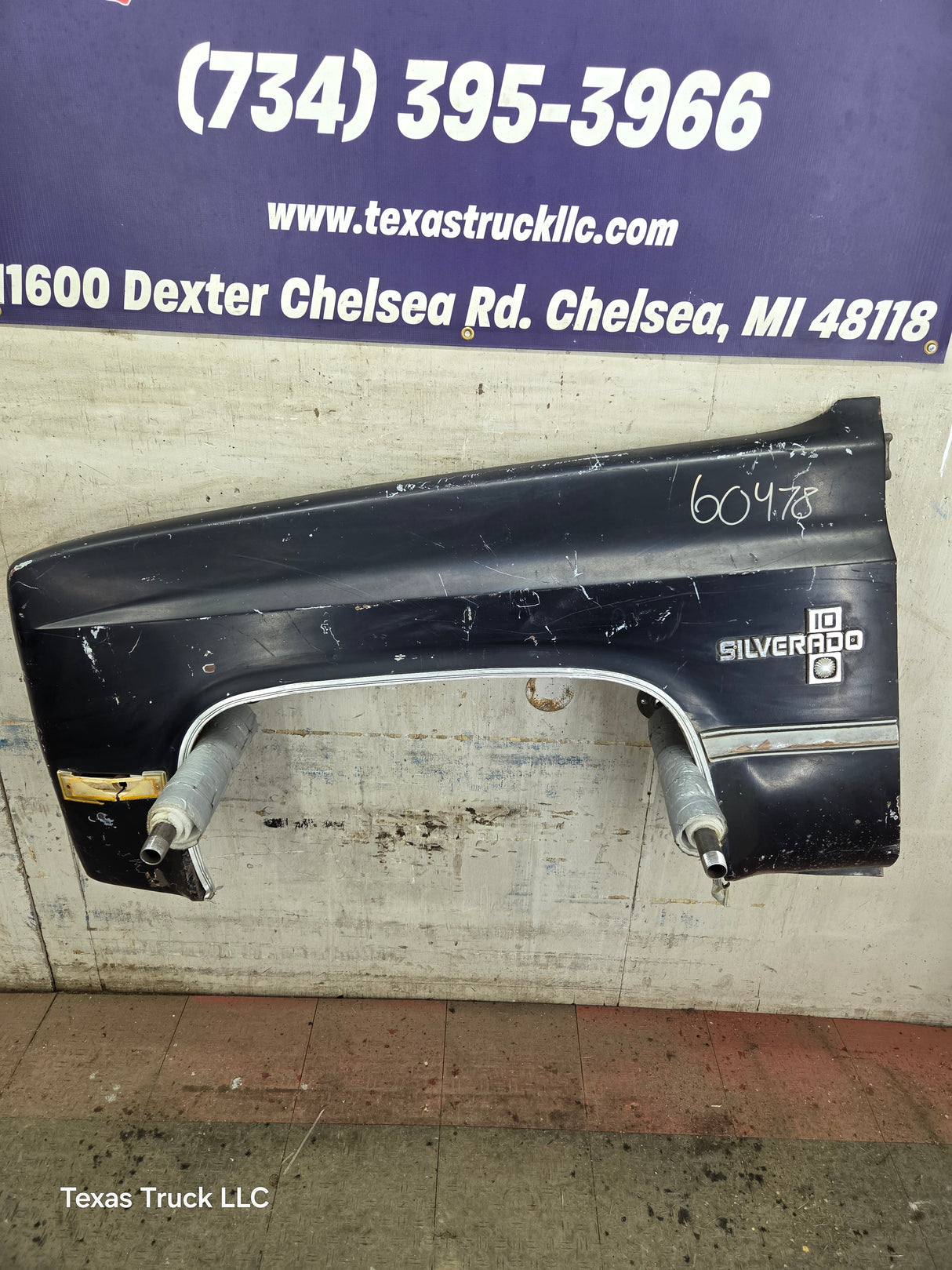 1981-1991 Chevrolet Silverado / GMC Sierra Square Body LH Drivers Side Front Fender