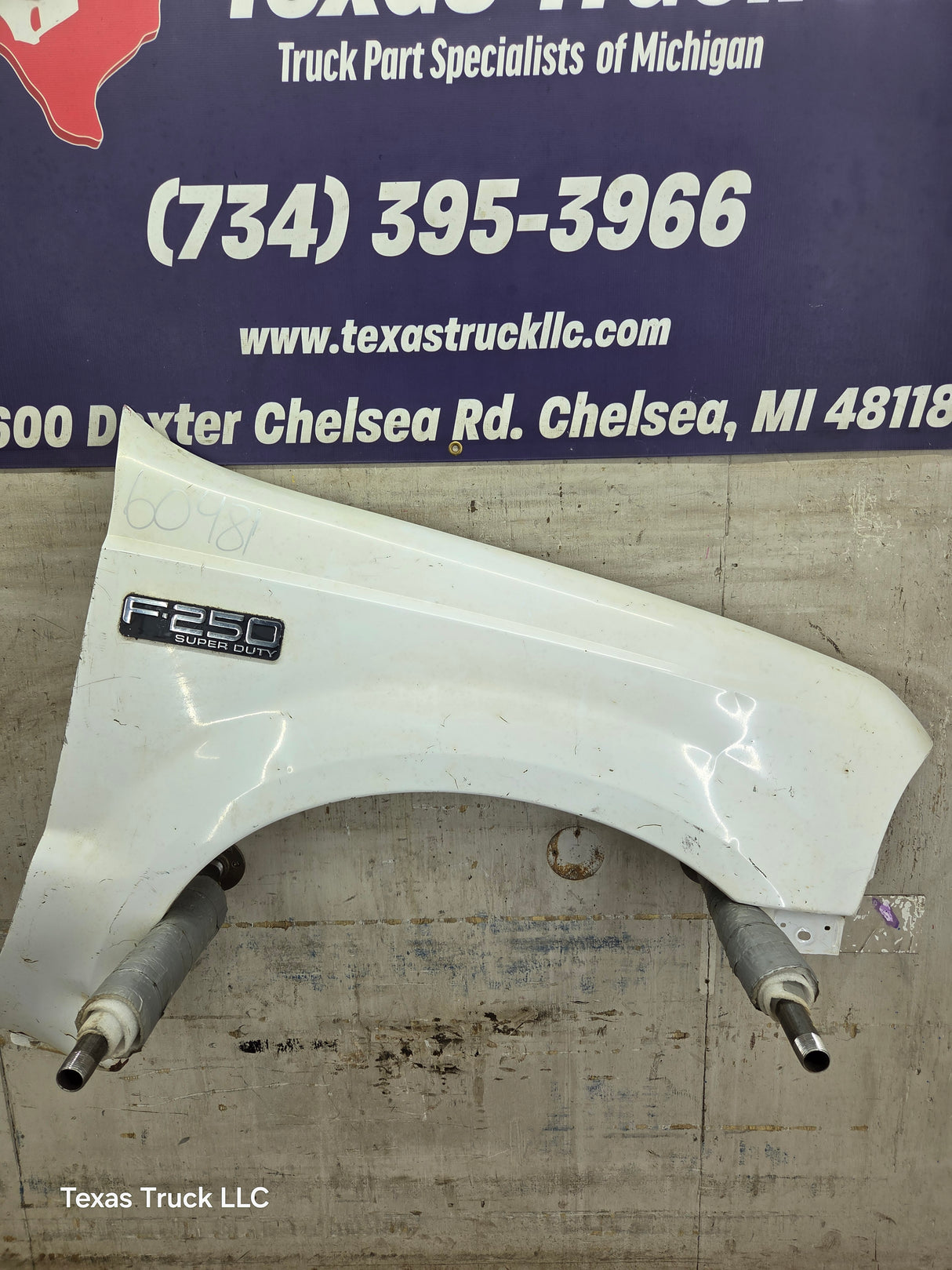 1999-2007 Ford Super Duty RH Passenger Side Front Fender F250 F350 F450 F550 Excursion