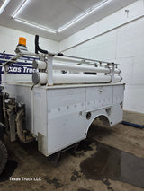 8' Steel Utility Service Body Truck Single Rear Wheel Utility Bed Universal