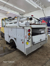 8' Steel Utility Service Body Truck Single Rear Wheel Utility Bed Universal