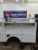 8' Steel Utility Service Body Truck Single Rear Wheel Utility Bed Universal
