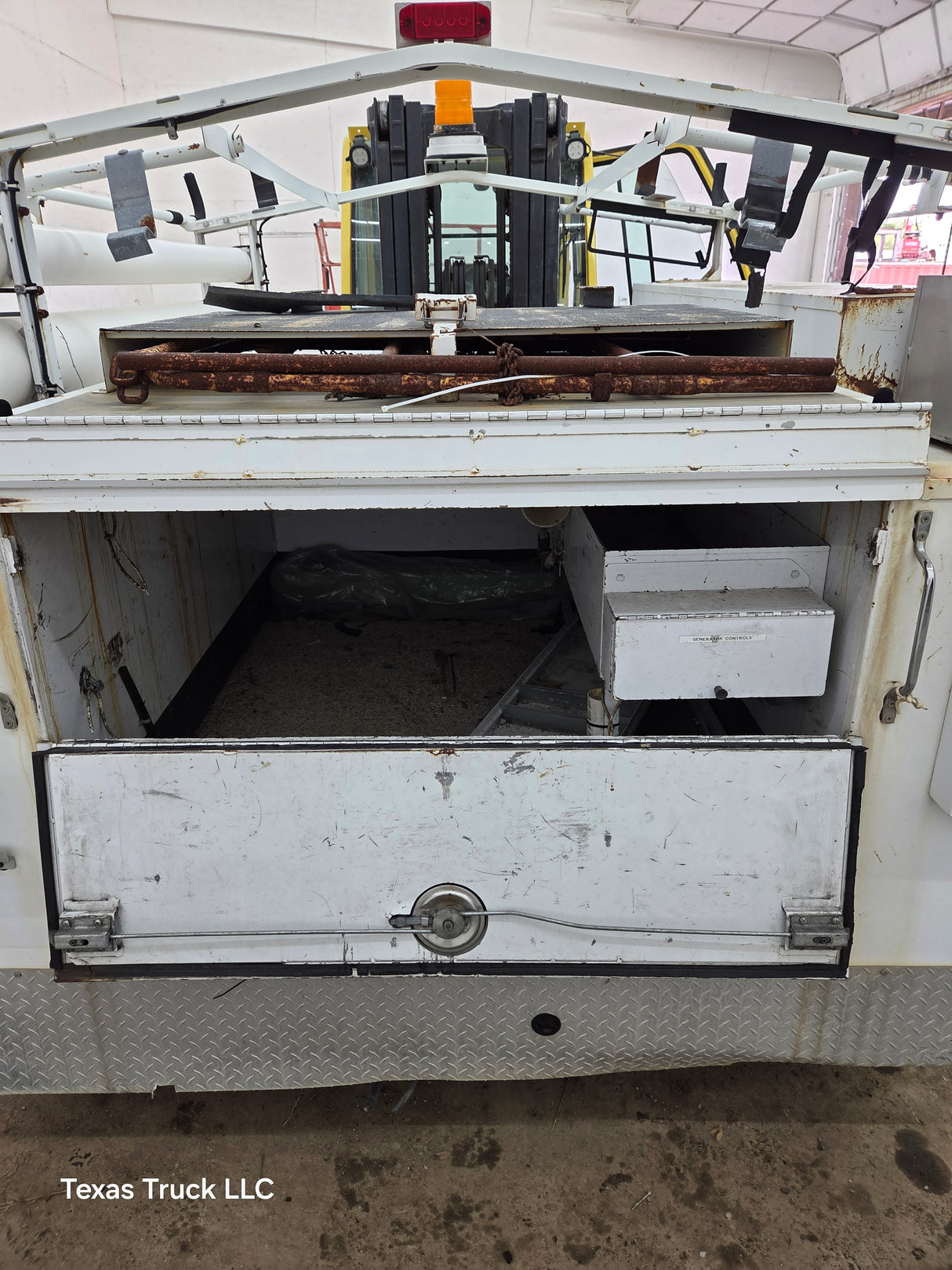 8' Steel Utility Service Body Truck Single Rear Wheel Utility Bed Universal