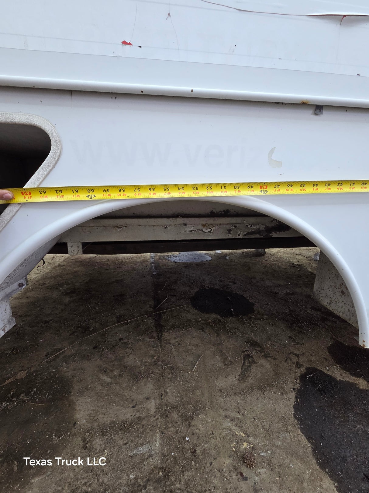 8' Steel Utility Service Body Truck Single Rear Wheel Utility Bed Universal