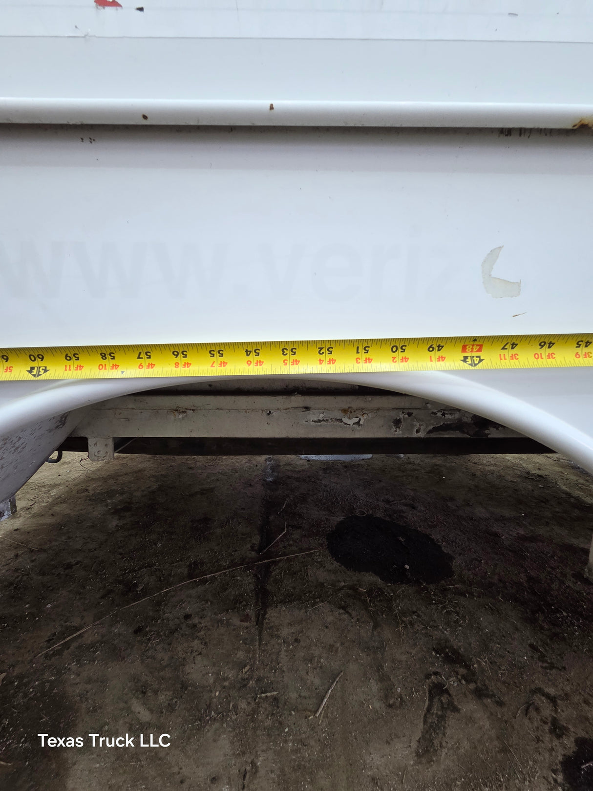 8' Steel Utility Service Body Truck Single Rear Wheel Utility Bed Universal