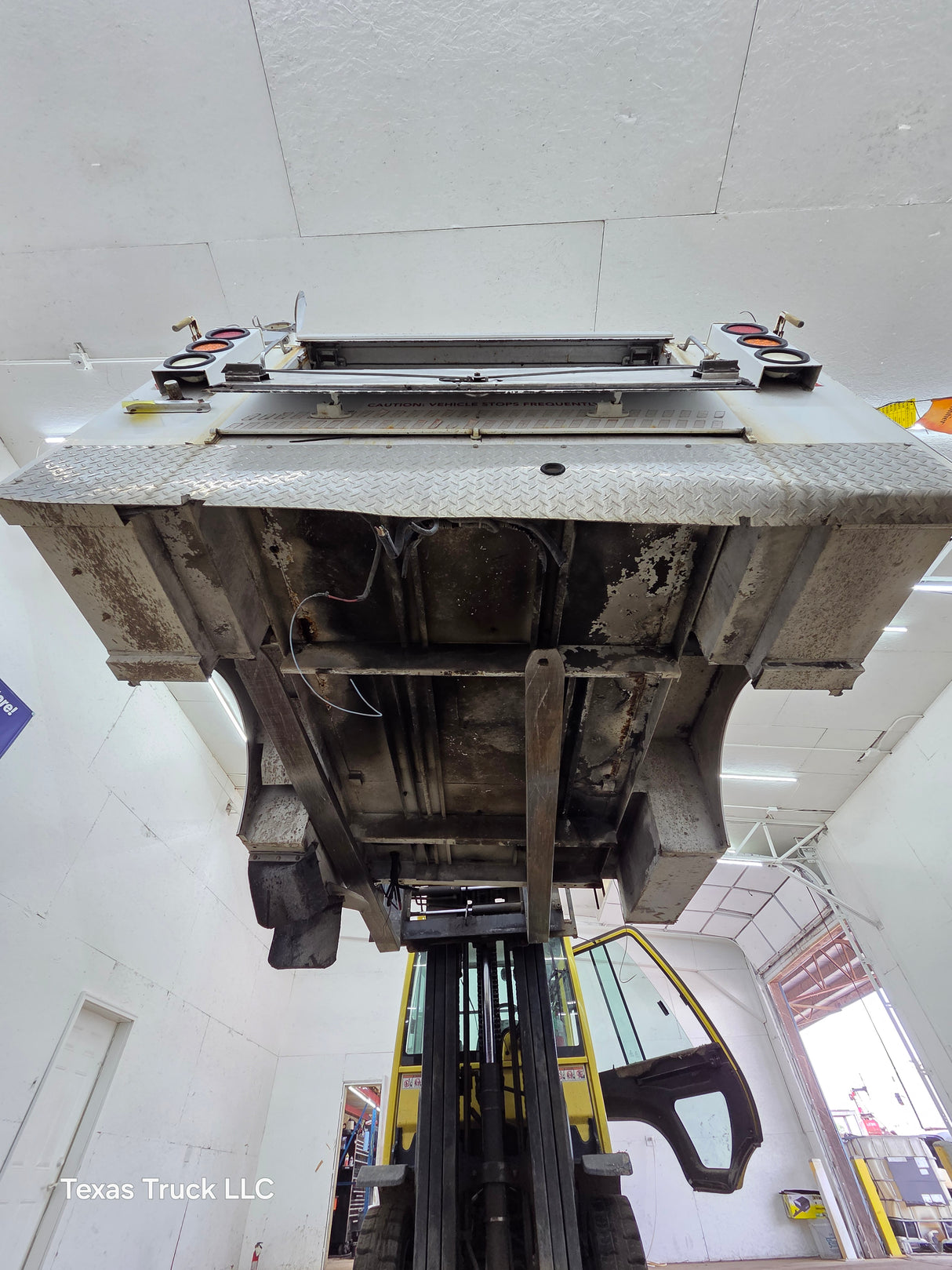 8' Steel Utility Service Body Truck Single Rear Wheel Utility Bed Universal