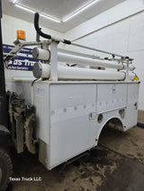 8' Steel Utility Service Body Truck Single Rear Wheel Utility Bed Universal