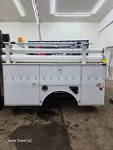 8' Steel Utility Service Body Truck Single Rear Wheel Utility Bed Universal