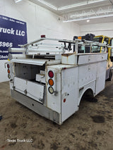 8' Steel Utility Service Body Truck Single Rear Wheel Utility Bed Universal