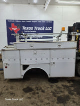 8' Steel Utility Service Body Truck Single Rear Wheel Utility Bed Universal