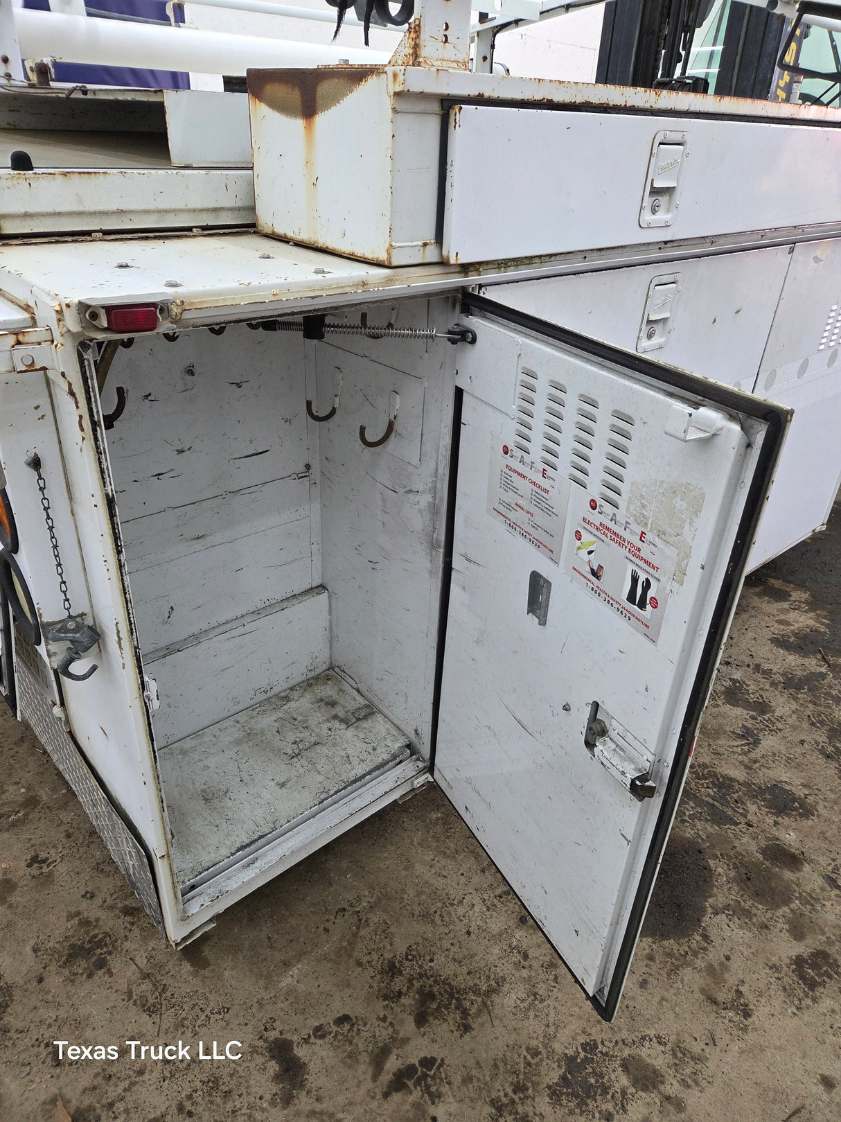 8' Steel Utility Service Body Truck Single Rear Wheel Utility Bed Universal