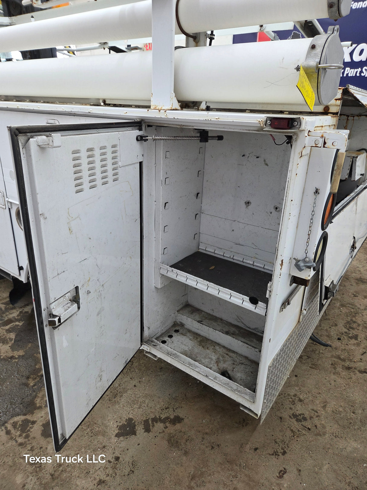 8' Steel Utility Service Body Truck Single Rear Wheel Utility Bed Universal