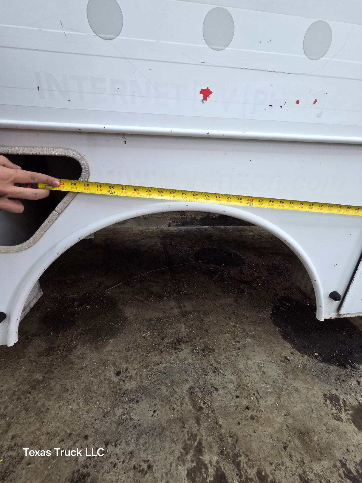 8' Steel Utility Service Body Truck Single Rear Wheel Utility Bed Universal