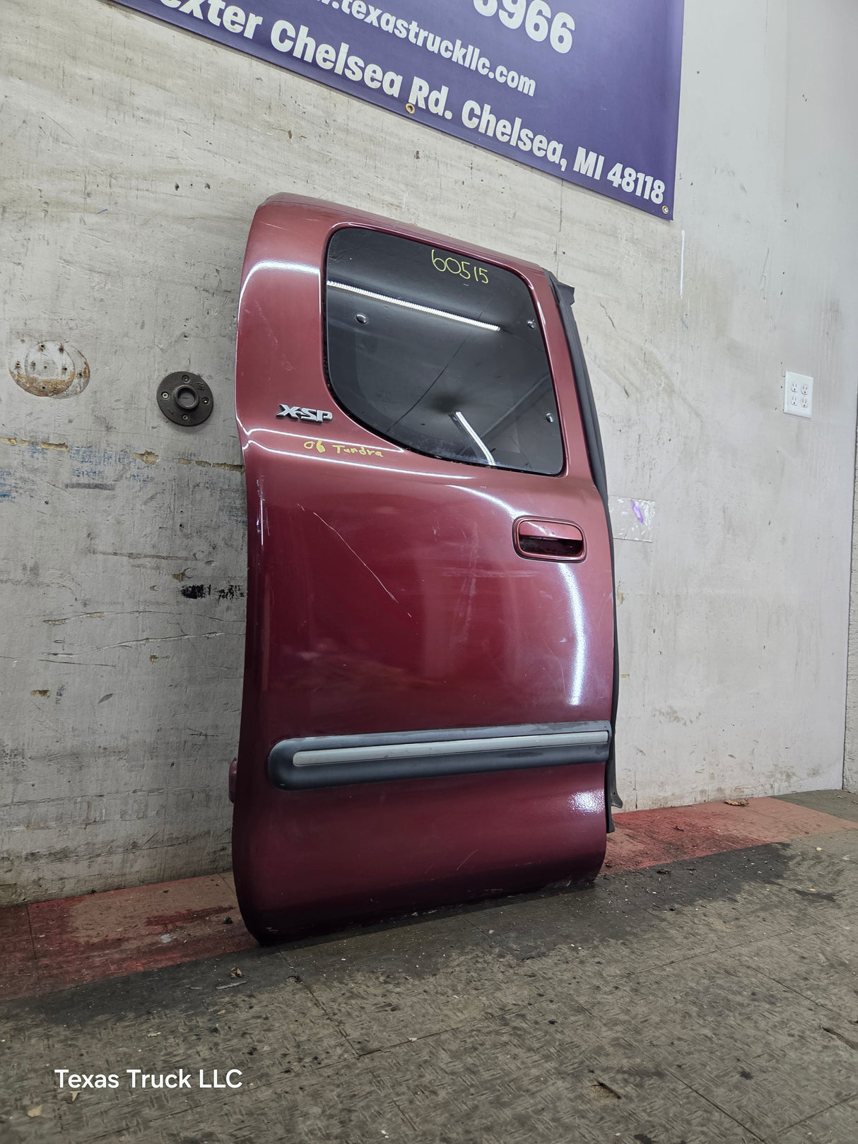 2000-2006 Toyota Tundra Extended Cab Passenger Side Rear Door Rear RH