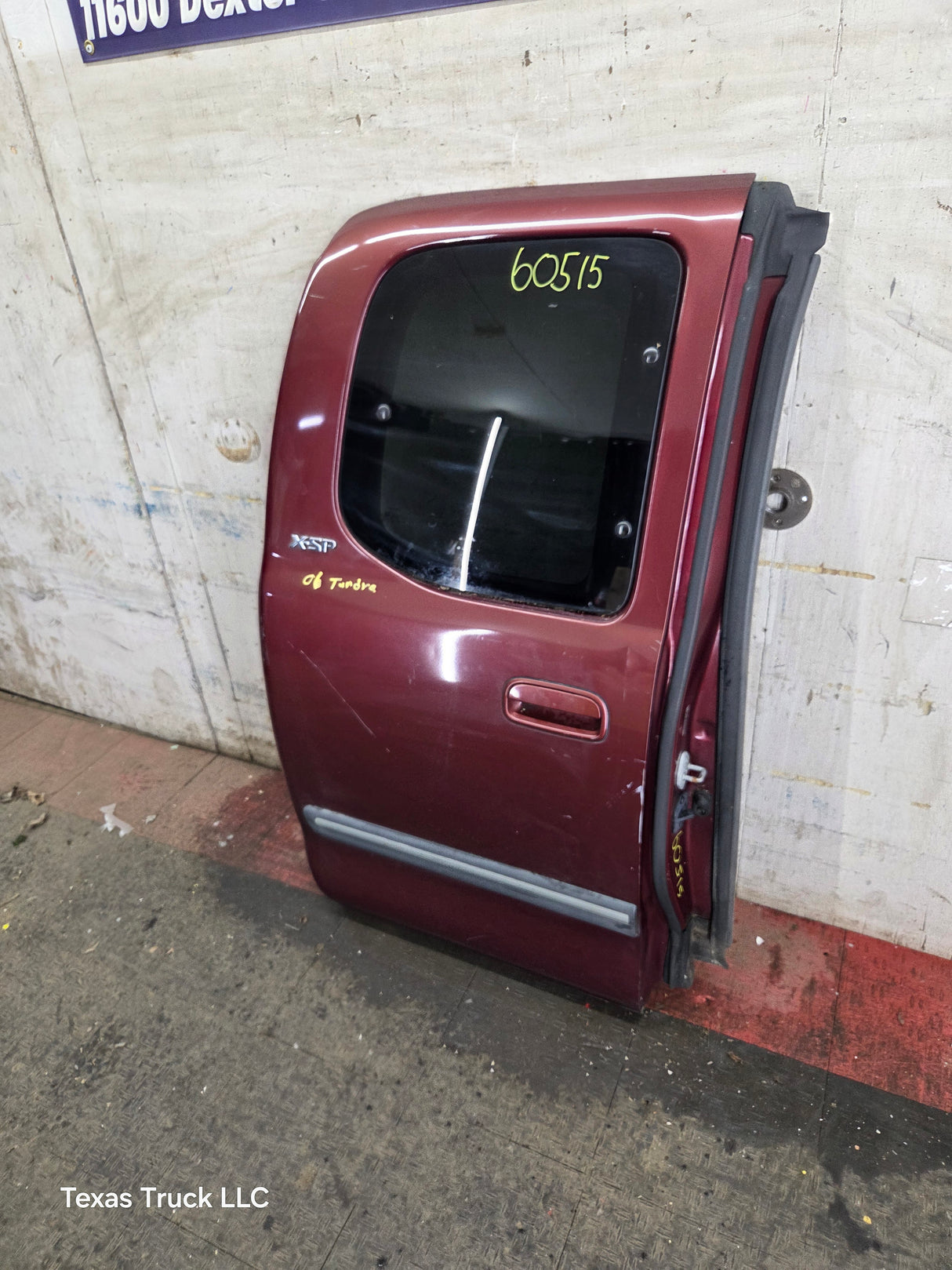 2000-2006 Toyota Tundra Extended Cab Passenger Side Rear Door Rear RH