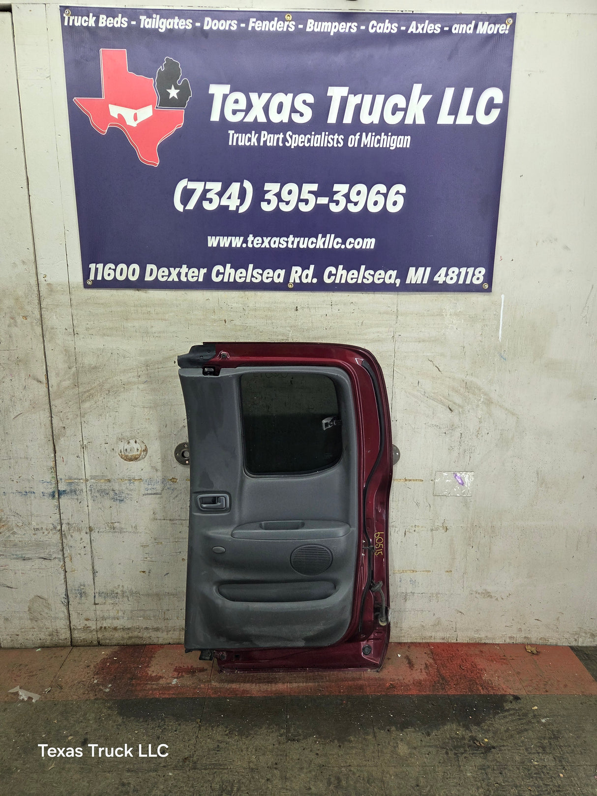 2000-2006 Toyota Tundra Extended Cab Passenger Side Rear Door Rear RH