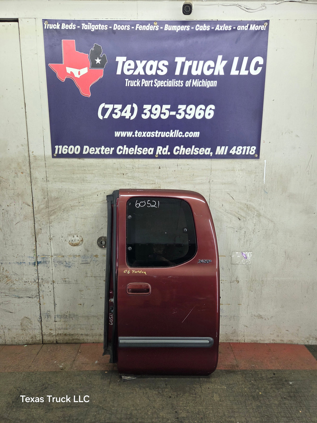 2000-2006 Toyota Tundra Extended Cab Driver Side Rear Door Rear LH
