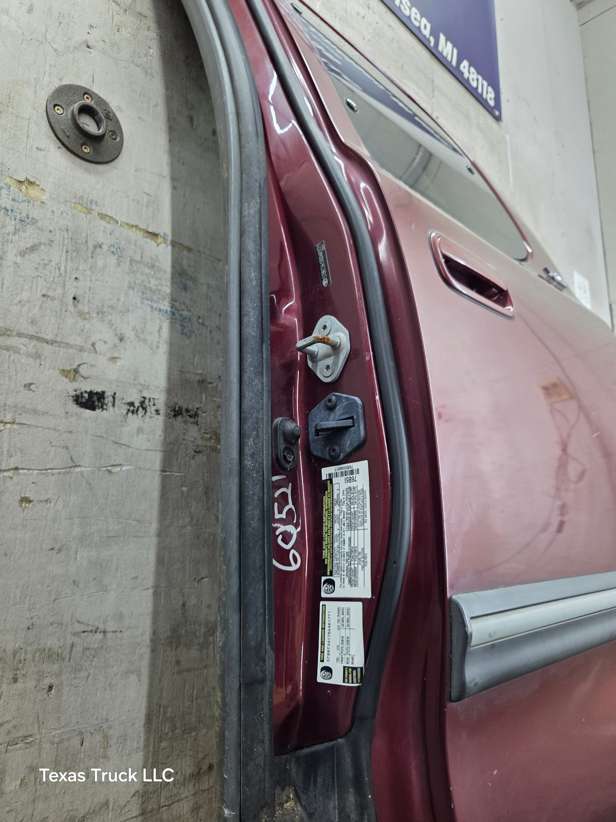 2000-2006 Toyota Tundra Extended Cab Driver Side Rear Door Rear LH