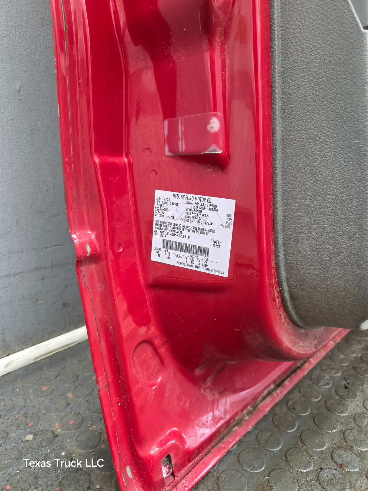 2004-2008 Ford F150 Driver Side Extended/Regular Cab Front Door LH
