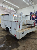 11' Steel Utility Service Body Utility Bed Universal For Dual Rear Wheel Truck