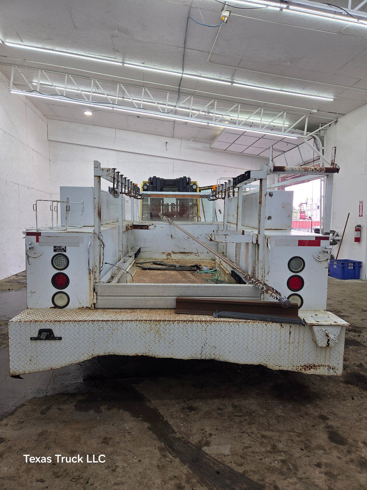 11' Steel Utility Service Body Utility Bed Universal For Dual Rear Wheel Truck
