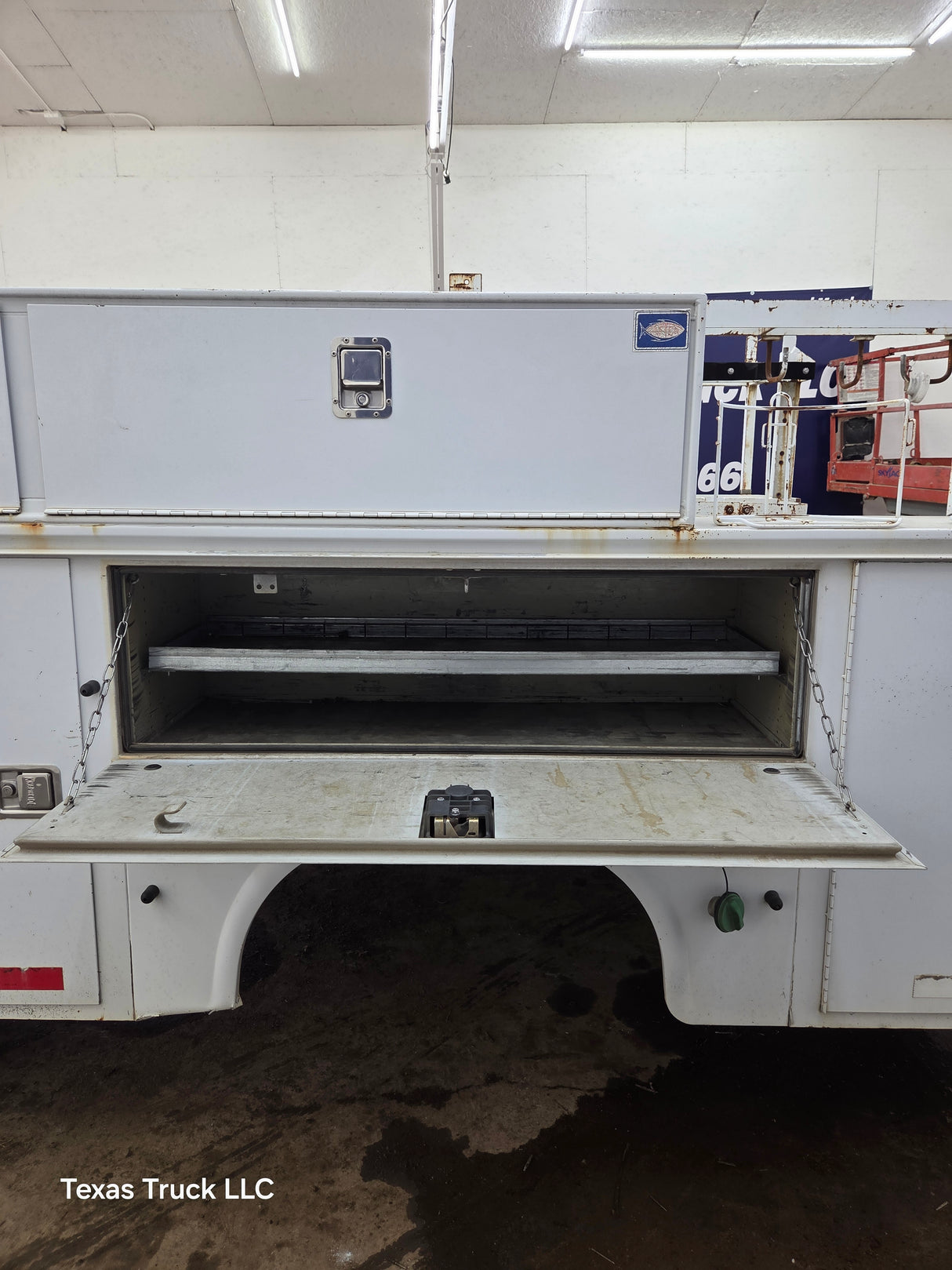 11' Steel Utility Service Body Utility Bed Universal For Dual Rear Wheel Truck