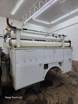8' Steel Utility Service Body Truck Single Rear Wheel Utility Bed Universal With Generator