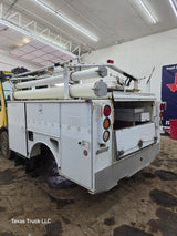 8' Steel Utility Service Body Truck Single Rear Wheel Utility Bed Universal With Generator