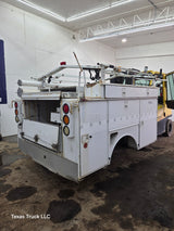 8' Steel Utility Service Body Truck Single Rear Wheel Utility Bed Universal With Generator