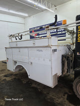 8' Steel Utility Service Body Truck Single Rear Wheel Utility Bed Universal With Generator