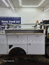 8' Steel Utility Service Body Truck Single Rear Wheel Utility Bed Universal With Generator