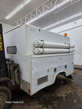 9' Steel High Rise Service Body For Dual Rear Wheel Truck Universal Utility Bed Built in Generator