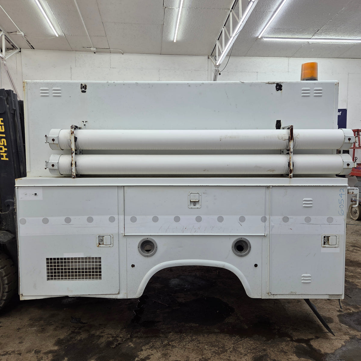 9' Steel High Rise Service Body For Dual Rear Wheel Truck Universal Ut ...