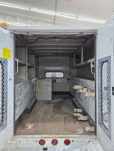 9' Steel High Rise Service Body For Dual Rear Wheel Truck Universal Utility Bed Built in Generator