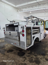 8' Fiberglass Utility Service Body With Generator Single Rear Wheel Truck Utility Bed Universal
