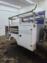 8' Fiberglass Utility Service Body With Generator Single Rear Wheel Truck Utility Bed Universal