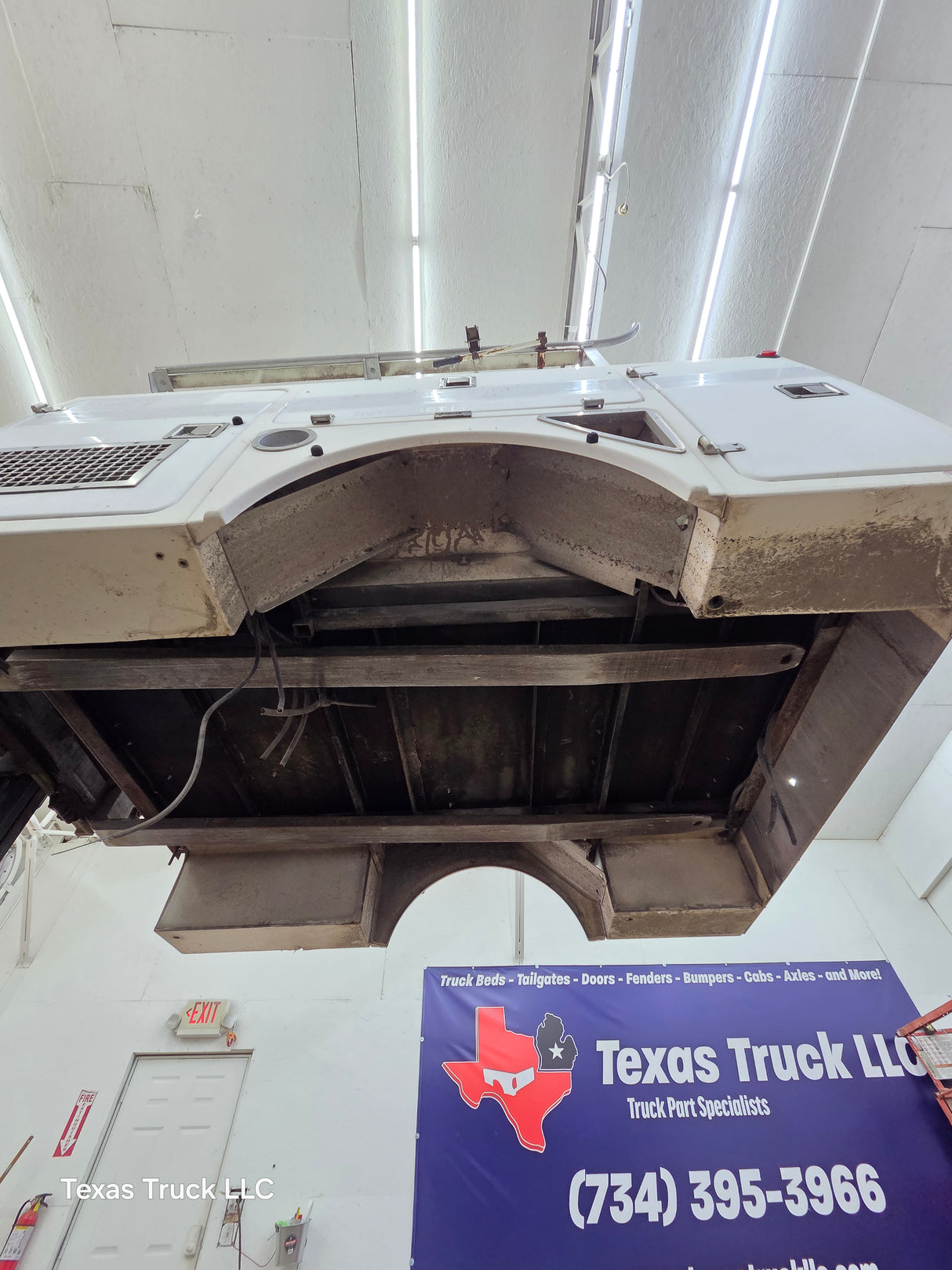 8' Fiberglass Utility Service Body With Generator Single Rear Wheel Truck Utility Bed Universal