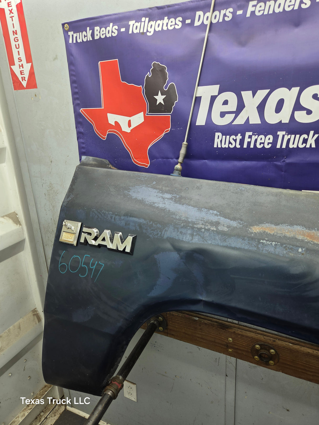 1981-1993 Dodge Ram 1st Gen RH Passenger Side Front Fender W150 W250 W350 D150 D250 D350 Ramcharger