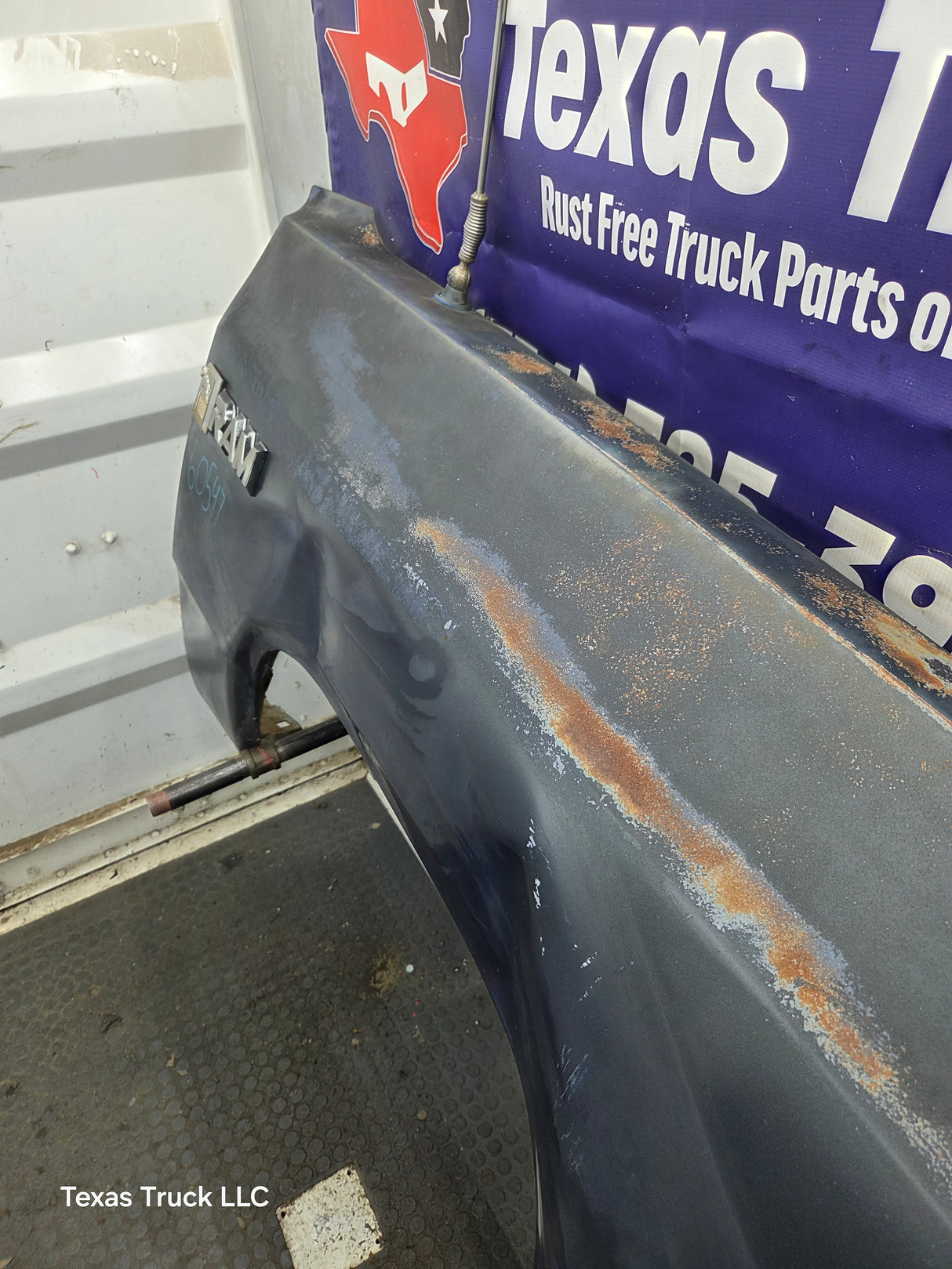 1981-1993 Dodge Ram 1st Gen RH Passenger Side Front Fender W150 W250 W350 D150 D250 D350 Ramcharger