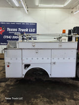 8' Steel Utility Service Body Truck Single Rear Wheel Utility Bed Universal