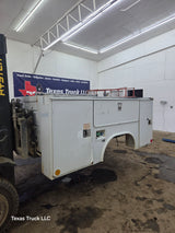 8' Steel Utility Service Body Truck Single Rear Wheel Utility Bed Universal