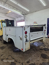 8' Steel Utility Service Body Truck Single Rear Wheel Utility Bed Universal