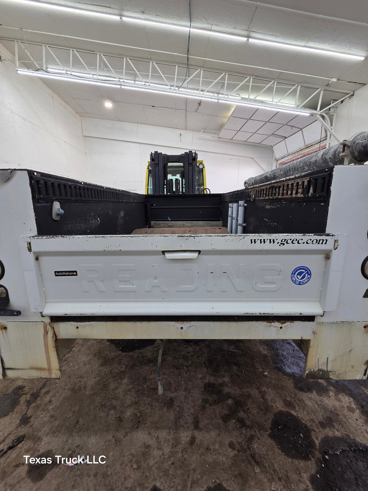 8' Steel Utility Service Body Truck Single Rear Wheel Utility Bed Universal