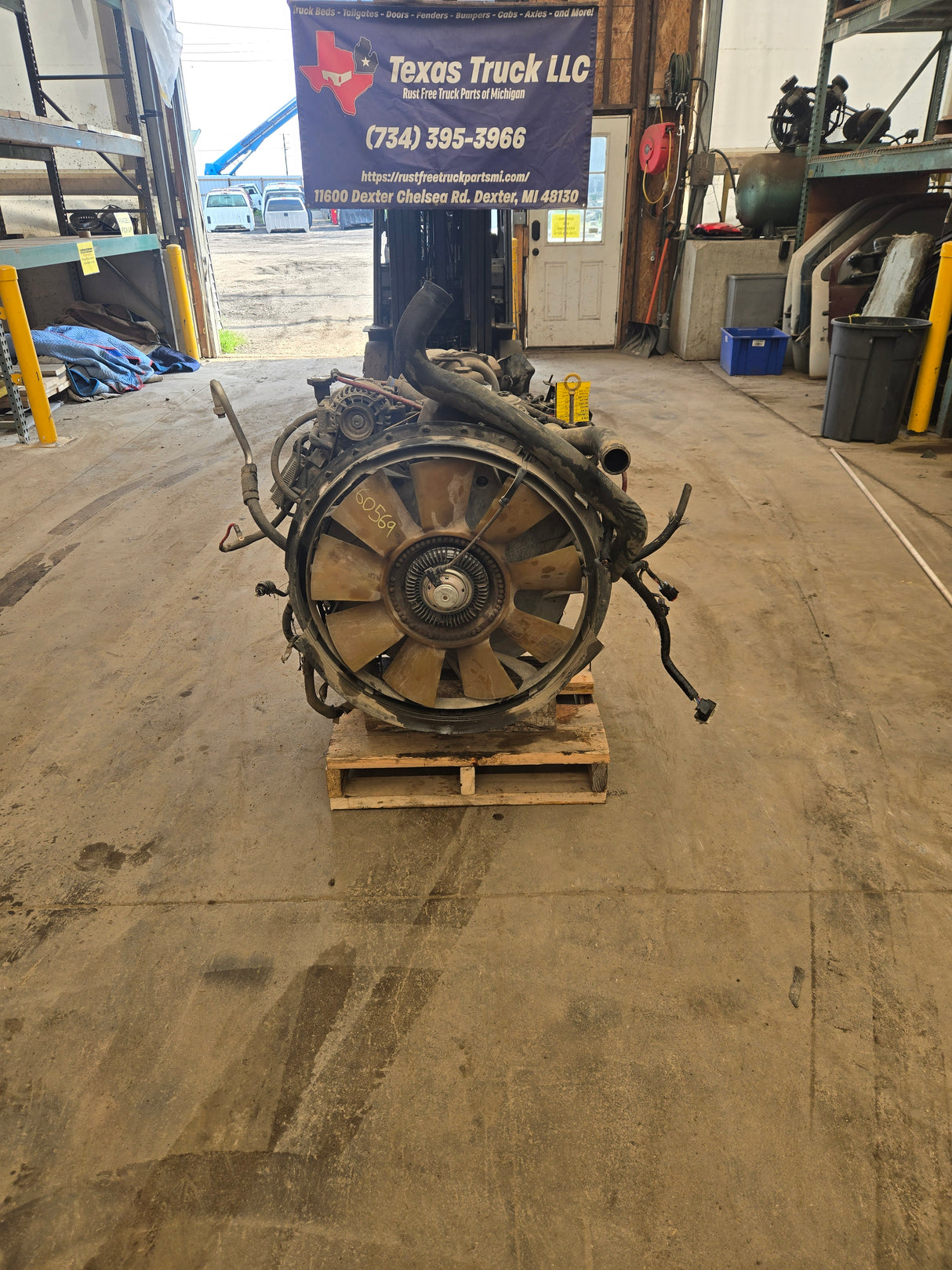 2005-2007 Ford 6.0L Power Stroke Diesel Core Engine Assembly