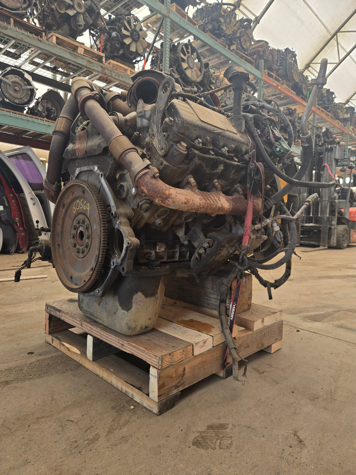 2005-2007 Ford 6.0L Power Stroke Diesel Core Engine Assembly