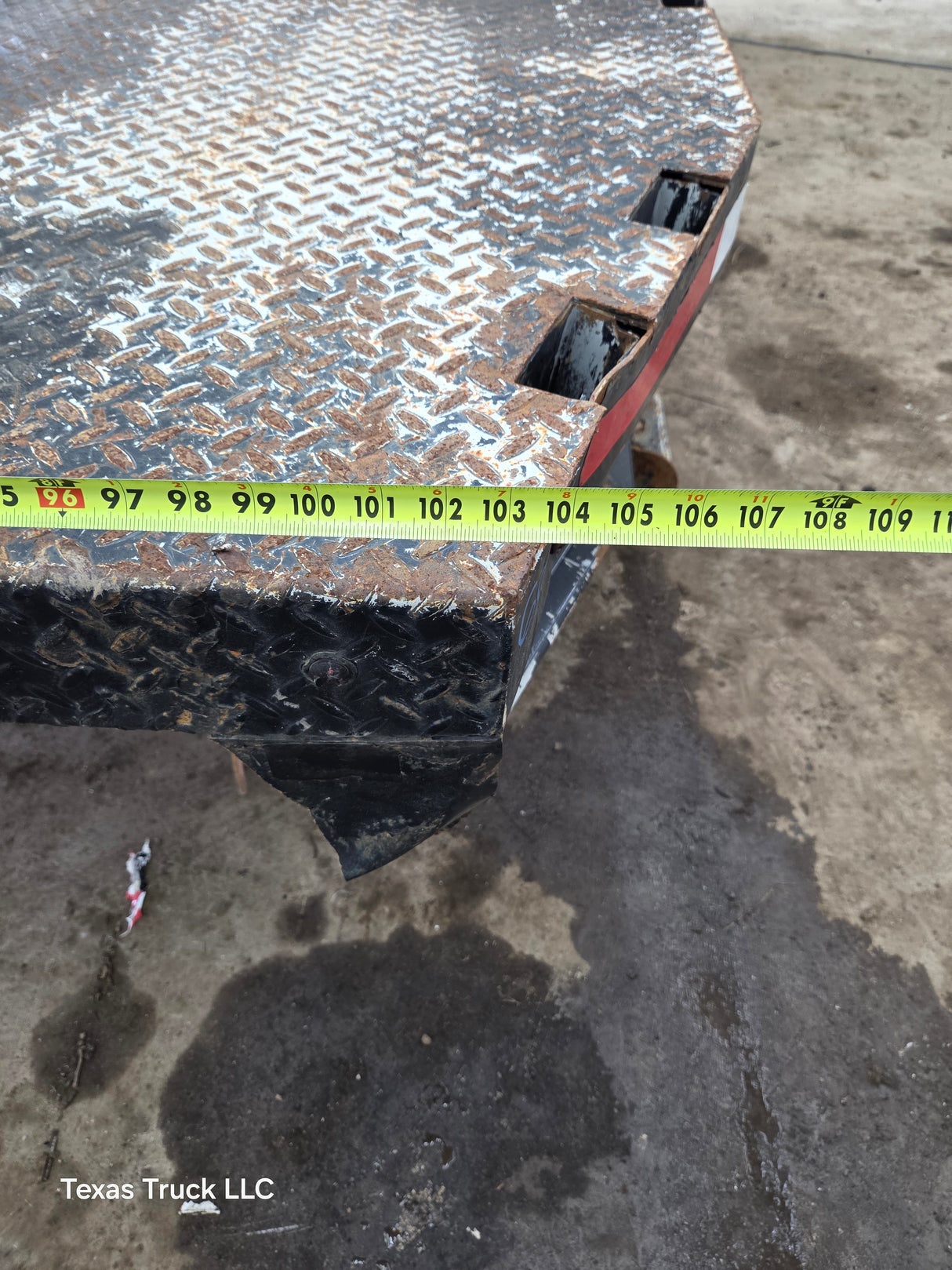 9' Steel Pickup Truck Dual Rear Wheel Utility Flatbed Universal
