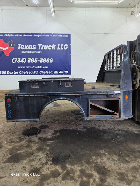 8.5' Steel Pickup Truck Dual Rear Wheel Utility Flatbed Universal