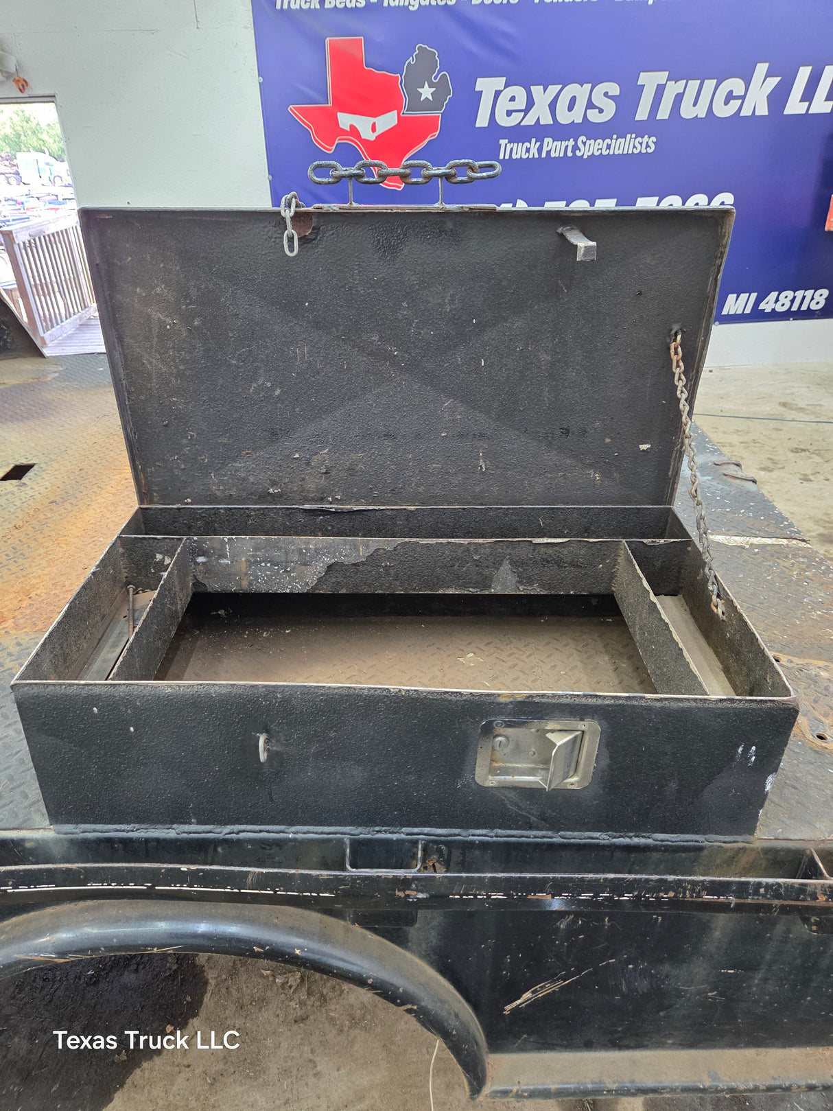 8.5' Steel Pickup Truck Dual Rear Wheel Utility Flatbed Universal