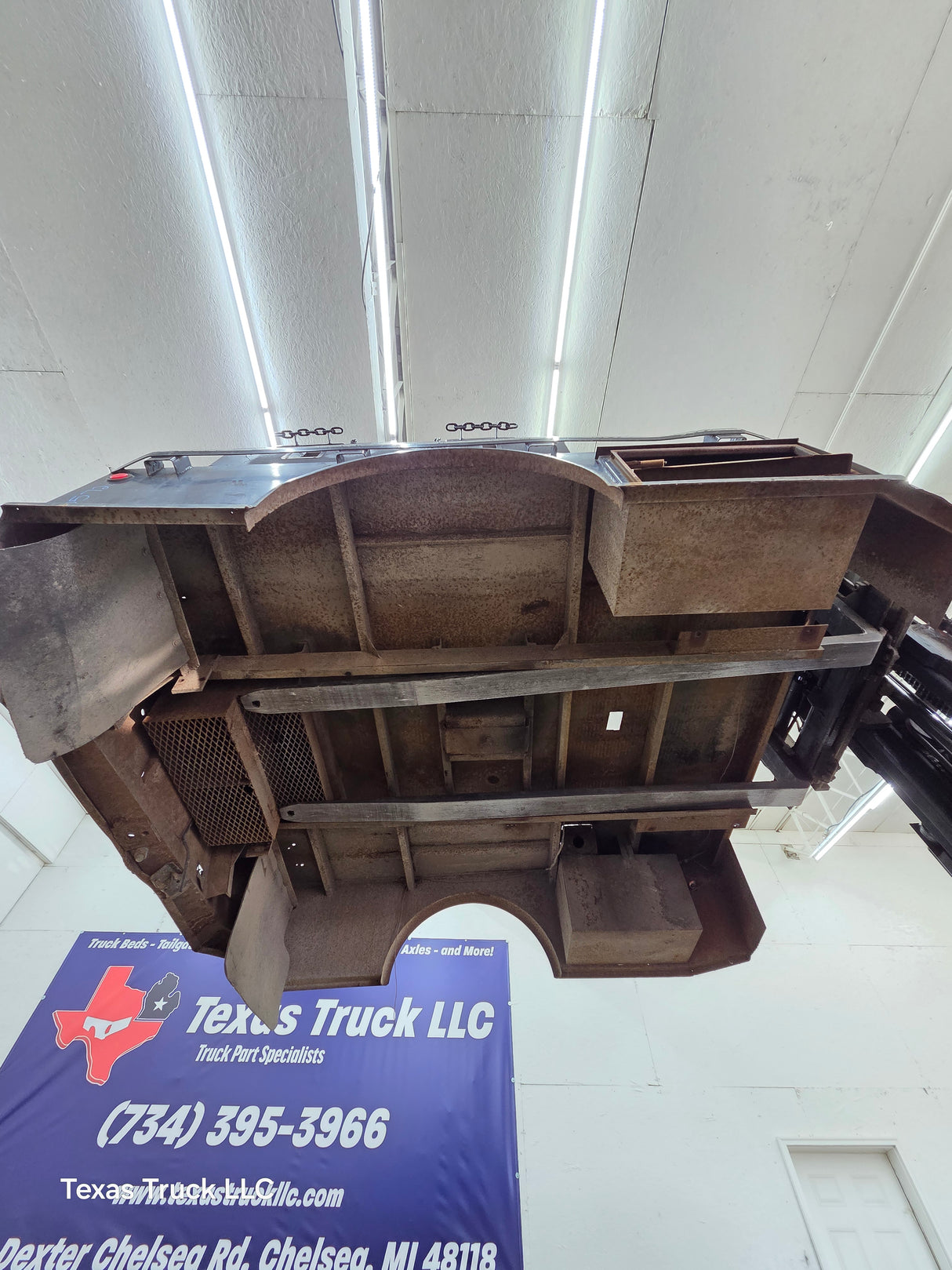 8.5' Steel Pickup Truck Dual Rear Wheel Utility Flatbed Universal